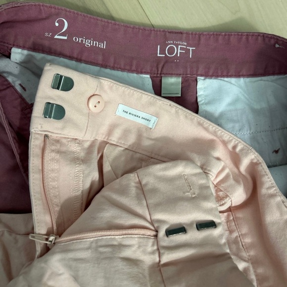 Bundle Of 2 Ann Taylor Loft Original & Riviera Cotton Shorts 2 - Picture 3 of 10